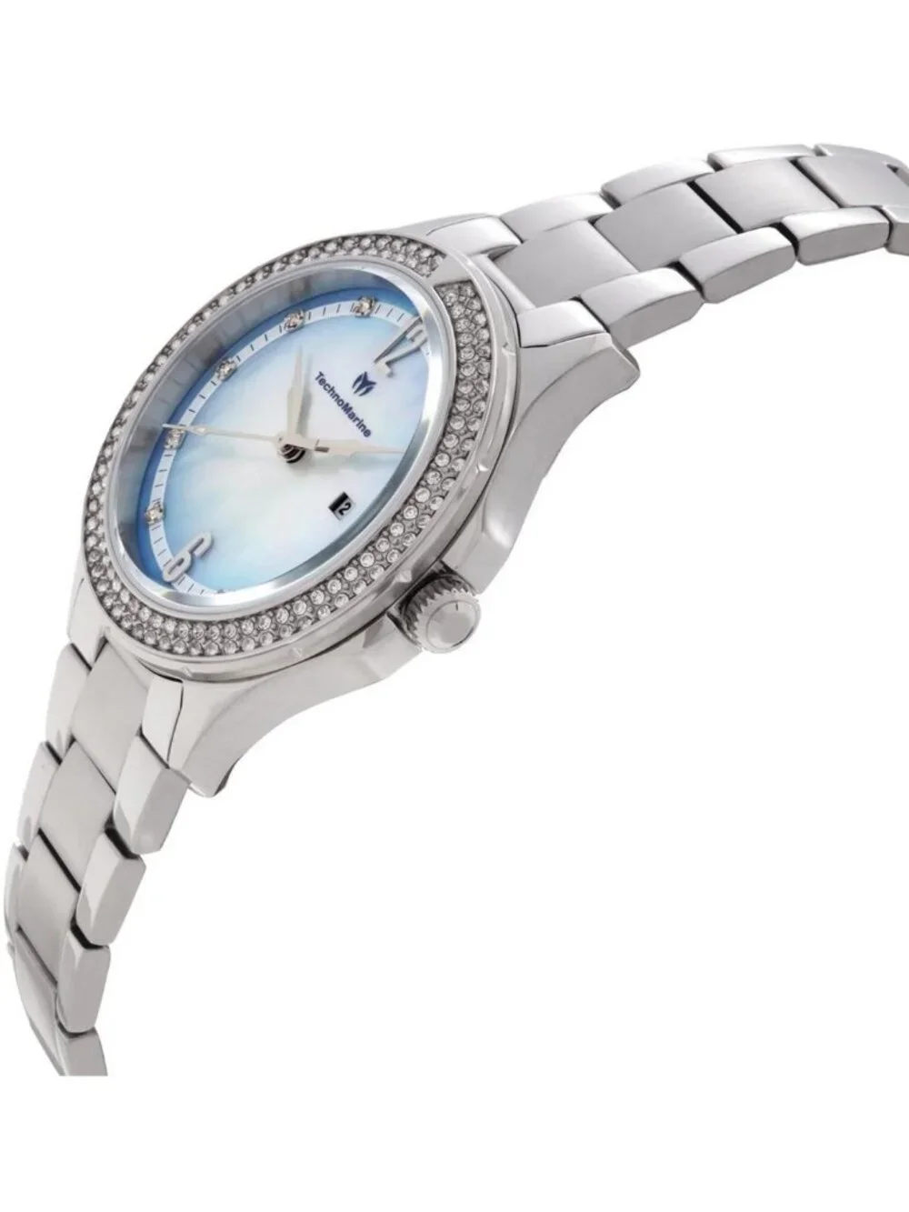 NWT Technomarine Luna Quartz Crystal Ladies Watch